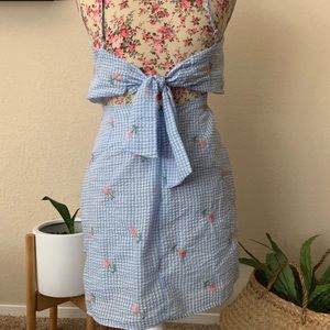 Gingham print lulus dress